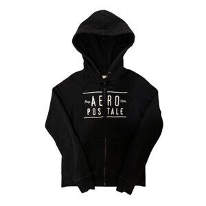 Black Zip-Up Hoodie